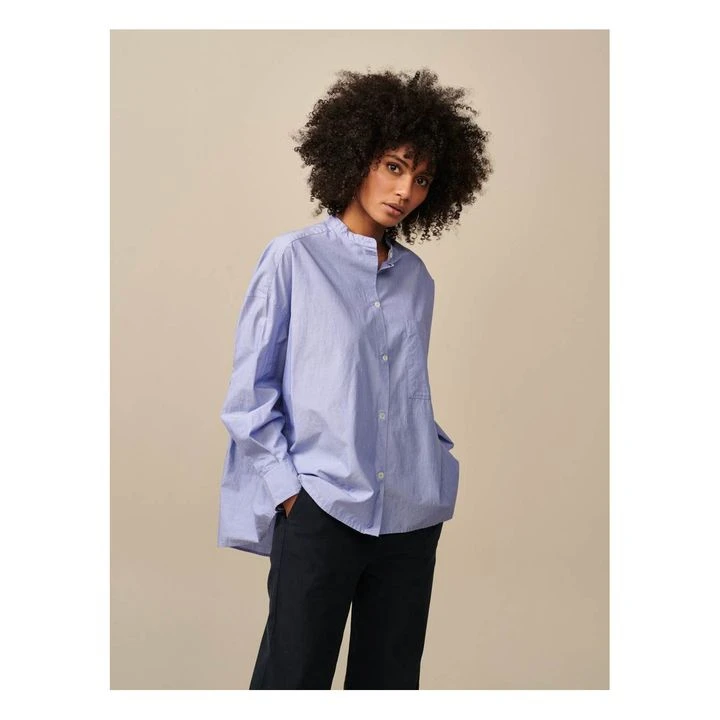 Bellerose Blouse Gorky Stripe - Women's Collection | Blue 2 Bellerose Blouse Gorky Stripe - Women's Collection | Blue - Image 2
