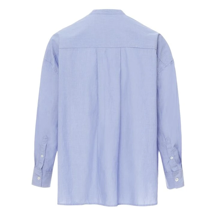 Bellerose Blouse Gorky Stripe - Women's Collection | Blue 8 Bellerose Blouse Gorky Stripe - Women's Collection | Blue - Image 8