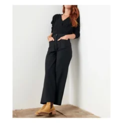 Hudkin Gabardine Trousers | Black -Trend Luxer Sales Store hudkin gabardine trousers 2