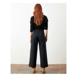 Hudkin Gabardine Trousers | Black -Trend Luxer Sales Store hudkin gabardine trousers 5