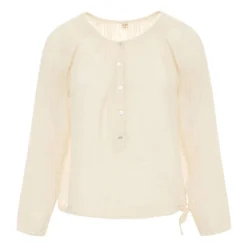 Naia Long Sleeve Blouse - Women's Collection Off White | Natural S000