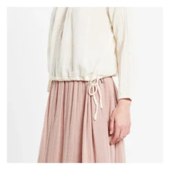 Naia Long Sleeve Blouse - Women's Collection Off White | Natural S000 -Trend Luxer Sales Store naia long sleeve blouse women s collection off white 7