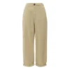 Bellerose Pasop Cotton And Linen Trousers - Women's Collection | Beige