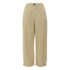 Bellerose Pasop Cotton And Linen Trousers - Women's Collection | Beige