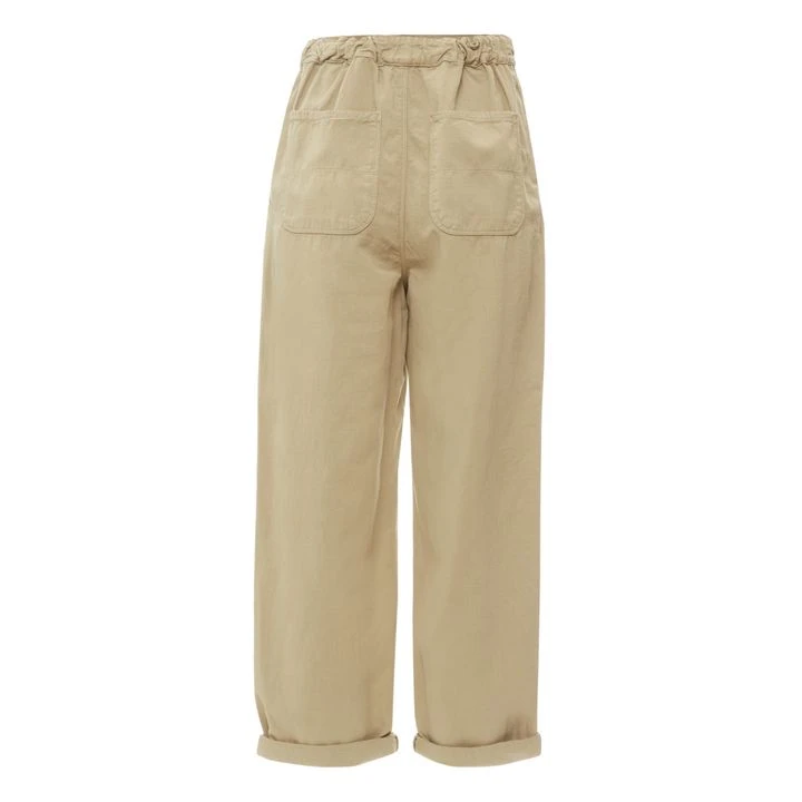Bellerose Pasop Cotton And Linen Trousers - Women's Collection | Beige 3 Bellerose Pasop Cotton And Linen Trousers - Women's Collection | Beige - Image 3