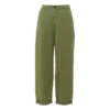 Bellerose Pasop Cotton And Linen Trousers - Women's Collection | Khaki