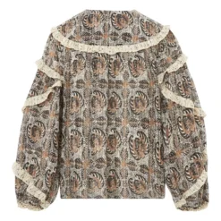 ULLA JOHNSON Edith Blouse | Nude Beige -Trend Luxer Sales Store unnamed file 1004