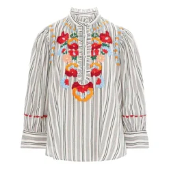 ANTIK BATIK Juliette Blouse | Ecru