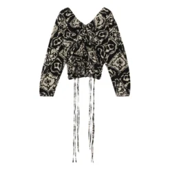 Rodebjer Venus Rihad Silk Blouse | Black