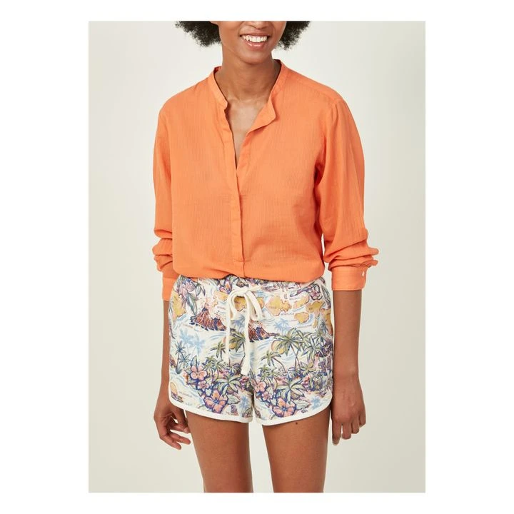 Hartford Carta Blouse | Orange 3 Hartford Carta Blouse | Orange - Image 3
