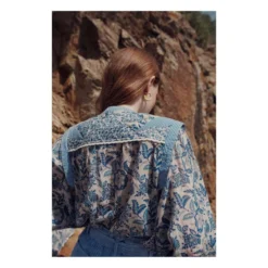 Louise Misha Jane Blouse | Blue -Trend Luxer Sales Store unnamed file 1033