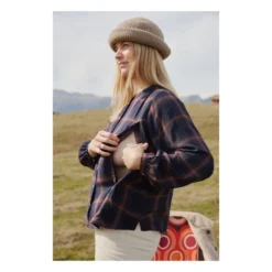 Let It Be Nursing Blouse | Blue -Trend Luxer Sales Store unnamed file 1056