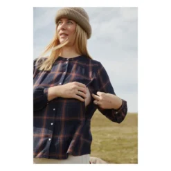 Let It Be Nursing Blouse | Blue -Trend Luxer Sales Store unnamed file 1057