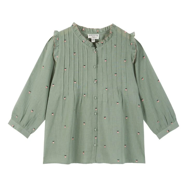 Apple Embroidered Blouse - Women’s Collection | Sage 1 Apple Embroidered Blouse - Women’s Collection | Sage