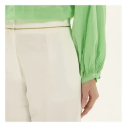 FORTE_FORTE Cotton And Linen Cigarette Pants | White -Trend Luxer Sales Store unnamed file 108