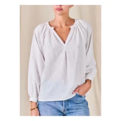 Albi Embroidered Blouse | White -Trend Luxer Sales Store unnamed file 1088