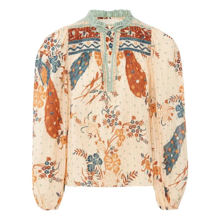 ULLA JOHNSON Rana Blouse | Rust 1 ULLA JOHNSON Rana Blouse | Rust