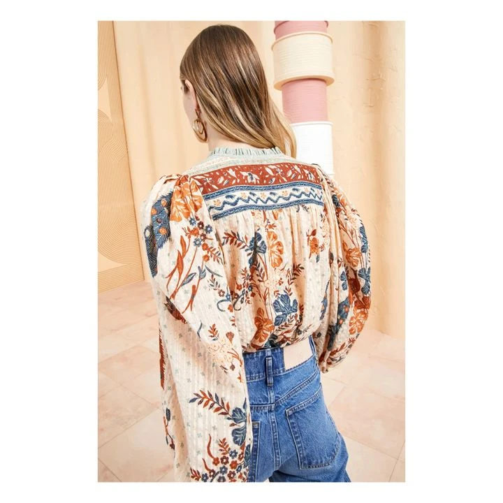 ULLA JOHNSON Rana Blouse | Rust 6 ULLA JOHNSON Rana Blouse | Rust - Image 6