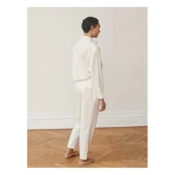 Edgar Organic Cotton Trousers | Ecru -Trend Luxer Sales Store unnamed file 111