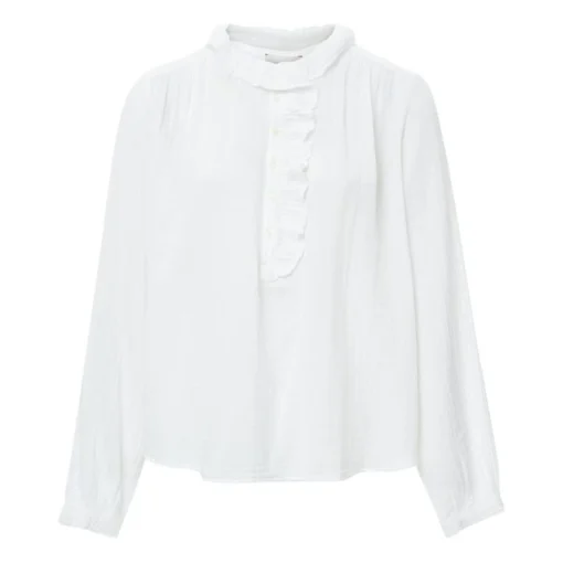 Caspian Cotton Muslin Blouse | White -Trend Luxer Sales Store unnamed file 1124