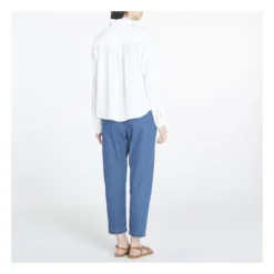 Caspian Cotton Muslin Blouse | White -Trend Luxer Sales Store unnamed file 1127