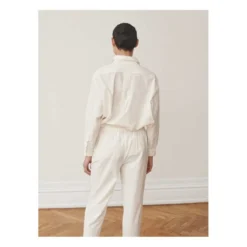 Edgar Organic Cotton Trousers | Ecru -Trend Luxer Sales Store unnamed file 113