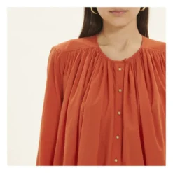 Cigar Blouse | Red -Trend Luxer Sales Store unnamed file 1137