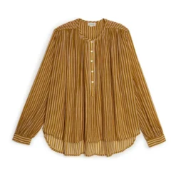 Louise Misha Jullian Striped Blouse | Ochre