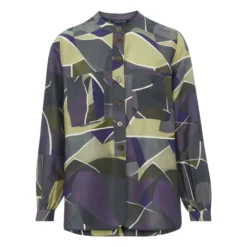 Soeur Laure Silk Blouse | Steel