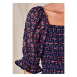 Flori Top | Indigo Blue -Trend Luxer Sales Store unnamed file 1179