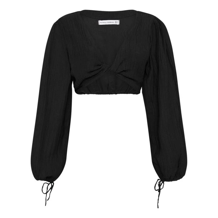 Faithfull The Brand Palmera Top | Black 1 Faithfull The Brand Palmera Top | Black