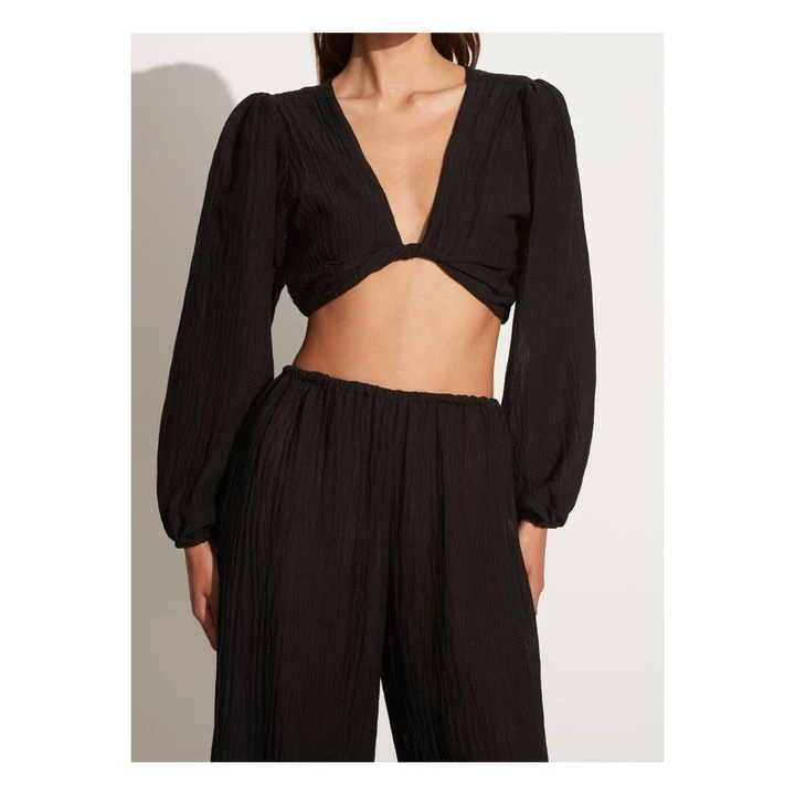 Faithfull The Brand Palmera Top | Black 2 Faithfull The Brand Palmera Top | Black - Image 2