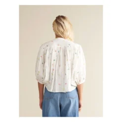 Bellerose Ink Embroidered Blouse - Women's Collection | Ecru -Trend Luxer Sales Store unnamed file 1234