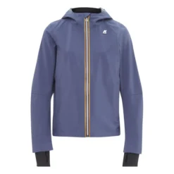 K-Way Jacko Bonded Rain Jacket | Grey Blue