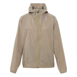 K-Way Le Vrai 3.0 Claude Reflective Raincoat | Taupe Brown