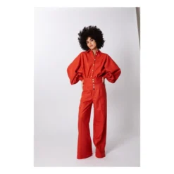 Claire Overshirt | Orange -Trend Luxer Sales Store unnamed file 1287