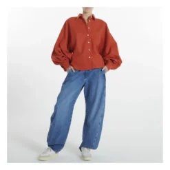 Claire Overshirt | Orange -Trend Luxer Sales Store unnamed file 1290