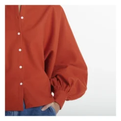 Claire Overshirt | Orange -Trend Luxer Sales Store unnamed file 1292