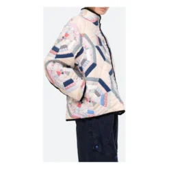 Quin Quilted Patchwork Jacket | Cream -Trend Luxer Sales Store unnamed file 1319