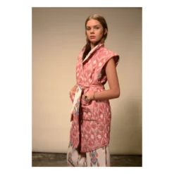 Ikat Reversible Sleeveless Kimono Jacket | Cream 16 Ikat Reversible Sleeveless Kimono Jacket | Cream -Trend Luxer Sales Store unnamed file 1349