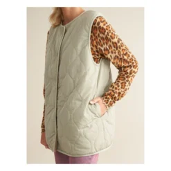 Bellerose Homman Sleeveless Jacket - Women's Collection | Green Clay -Trend Luxer Sales Store unnamed file 1363
