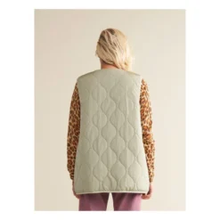 Bellerose Homman Sleeveless Jacket - Women's Collection | Green Clay -Trend Luxer Sales Store unnamed file 1368
