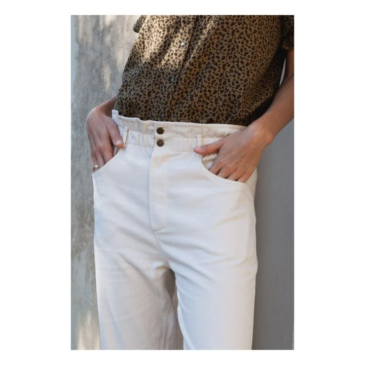 Helia Pants - Women’s Collection | Ecru 2 Helia Pants - Women’s Collection | Ecru - Image 2