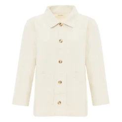 Jaqueta Organic Cotton Denim Jacket - Women’s Collection | Beige