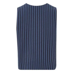 Lipp Sleeveless Striped Jacket | Navy Blue -Trend Luxer Sales Store unnamed file 1505