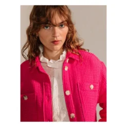 Bonnie Honeycomb Jacket | Fuchsia -Trend Luxer Sales Store unnamed file 1532