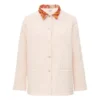 Costes Quilted Jacket | Pale Pink