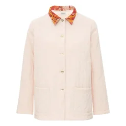 Costes Quilted Jacket | Pale Pink