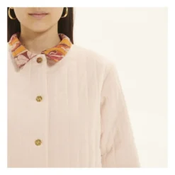 Costes Quilted Jacket | Pale Pink -Trend Luxer Sales Store unnamed file 1544