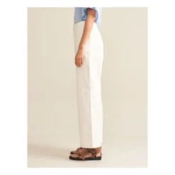 Bellerose Dorris Striped Pants - Women’s Collection | Ecru -Trend Luxer Sales Store unnamed file 161